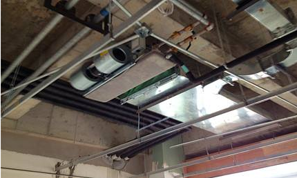 風(fēng)機(jī)盤管安裝現(xiàn)場(chǎng)圖