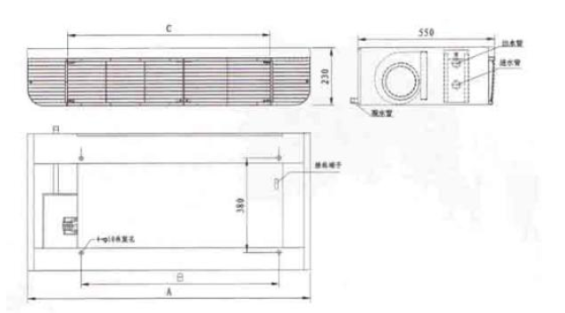 風(fēng)機(jī)盤管尺寸